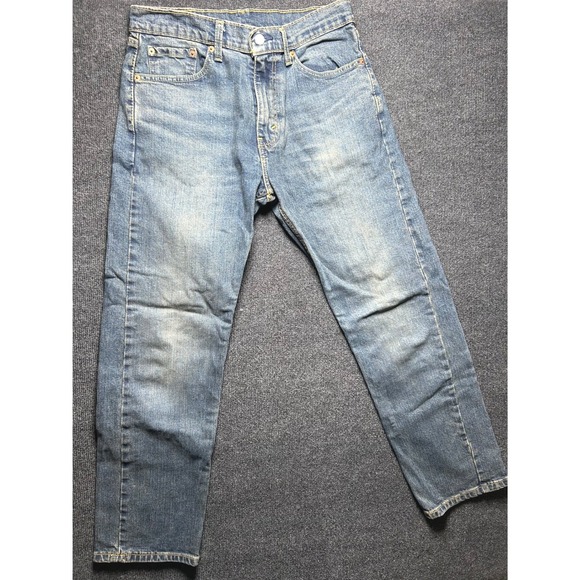 Levi's Other - Levis 505 Mens Regular Fit Straight Leg Jeans Blue Denim W32 L30